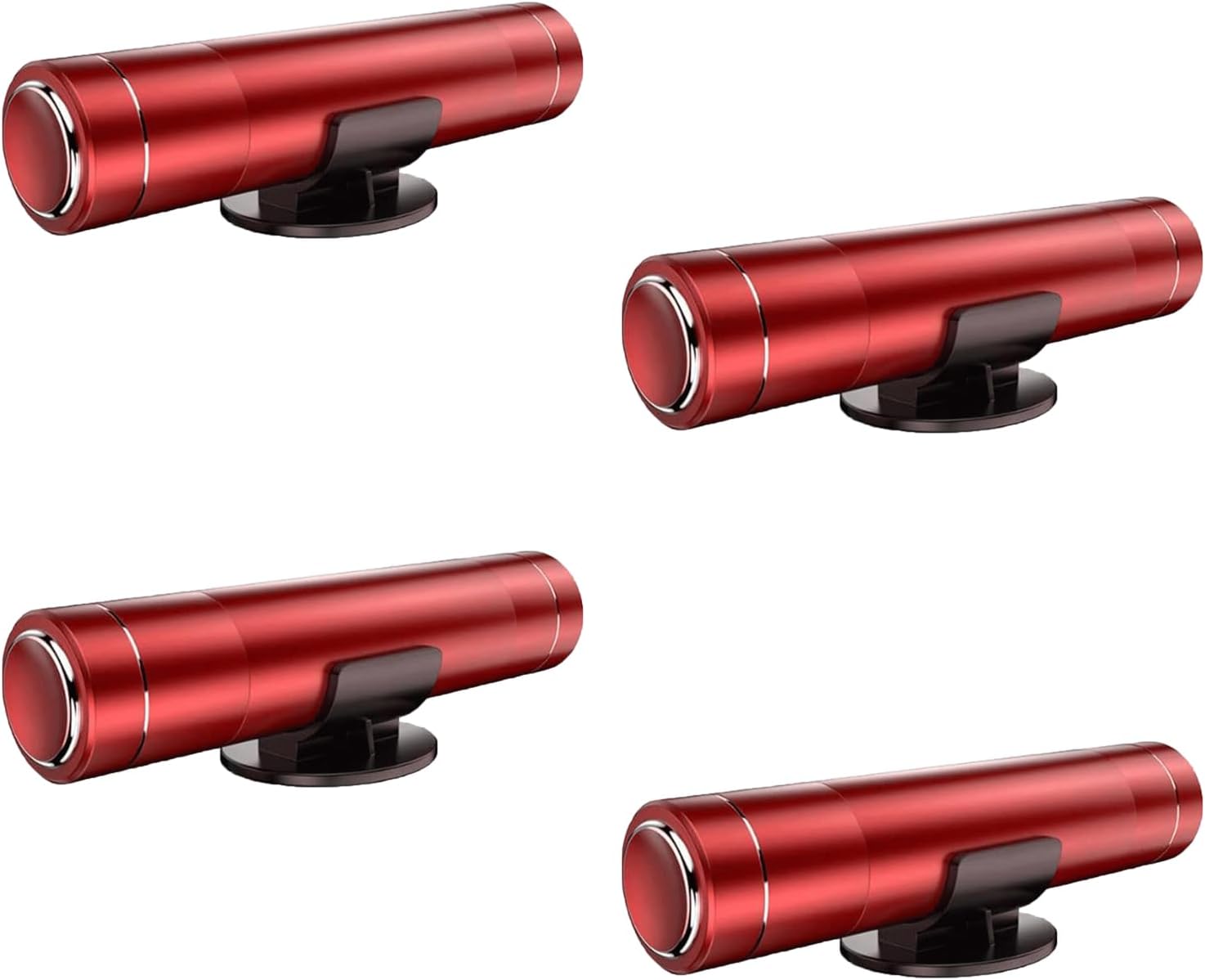HHXS Car Glass Breaker and Seatbelt Cutter 4 Pack,Car Window Breaker Tool, Car Safety Hammer Escape Hammer with Tempered Glass Sample Universal Safe Hammer Emergency Hammer for Car(Red)