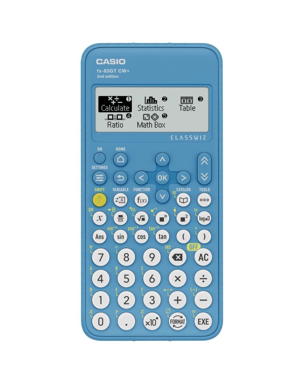 Casio FX-83GTCWPLUSBUW Battery Powered (Blue) Calculator