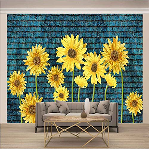 Papier peint photo 3D auto-adhésif pour masquer un mur abîmé - 3