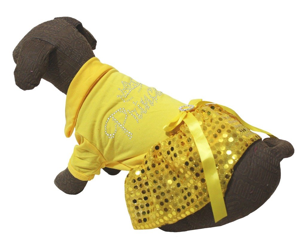 Robe de chien Bling Princesse en coton de qualité supérieure et tulle