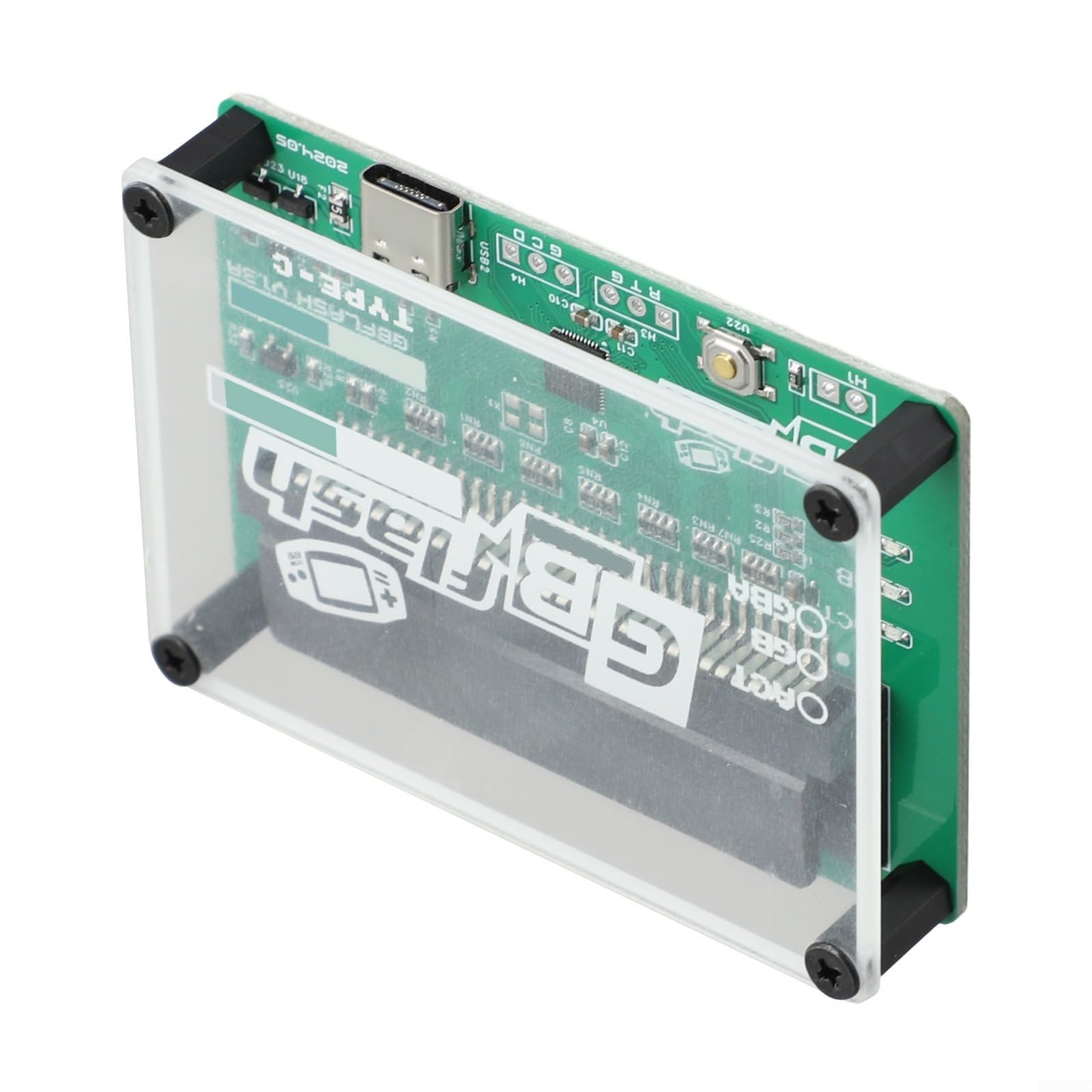 Adattatore USB di grande progettazione del bruciatore di GBFlash nessun carrello del flash GB dello schermo per il Game Boy