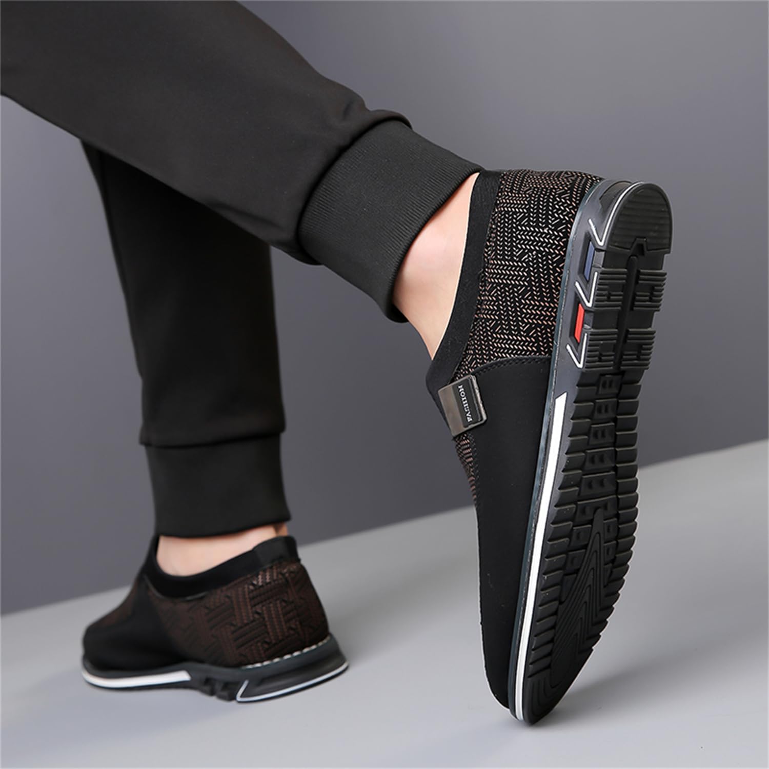 Veslesth Men Casual Shoes Sneakers Loafers Comfort Walking Shoes Fashion Driving Shoes Luxury Leather Shoes for Male Business Work Office Dress Outdoor - Image 4