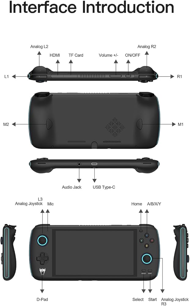 Buy AYN Odin Pro Retro Game Handheld Console, SD845 Android Retro