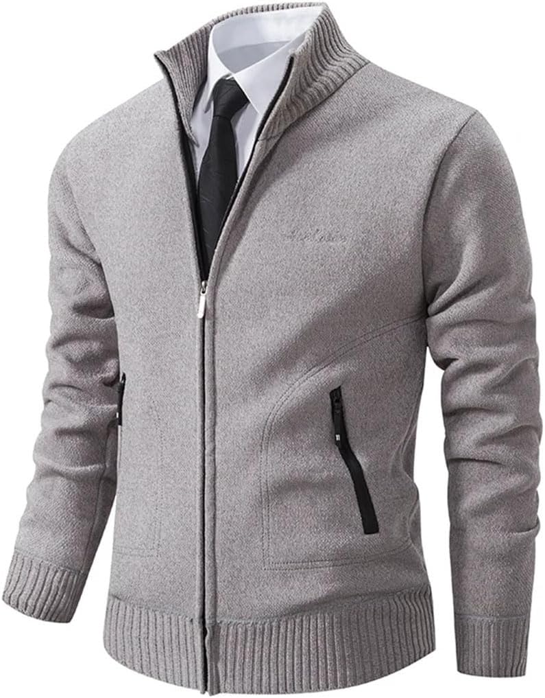 Men's Sweater Jacket Youth Casual Thickened Jacket Sweater Cardigan Sweater
