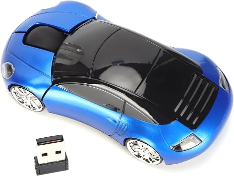 Car-Shaped Smart Mouse - Portable Laptop & Desktop Mouse with USB Receiver, Optical Positioning, Smart Power Saving for Games
