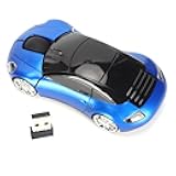 Car-Shaped Smart Mouse - Portable Laptop & Desktop Mouse with USB Receiver, Optical Positioning, Smart Power Saving for Games
