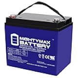 Mighty Max Battery ML35-12 GEL - 12 Volt 35 AH, GEL Type, Internal Thread (INT) Terminal, Rechargeable AGM Battery