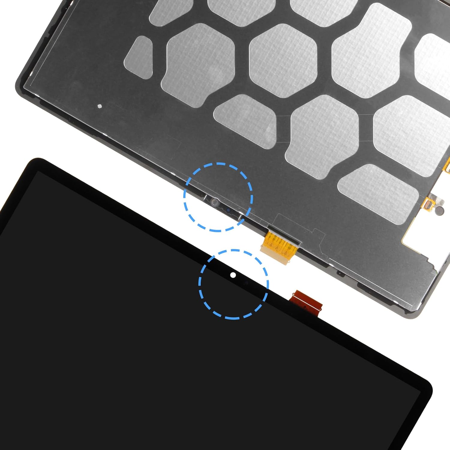 for Samsung Galaxy Tablet S9 FE+ Screen Replacement for Samsung Tab S9 FE Plus SM-X610 X616 LCD Display Digitizer Touch Screen Assembly with Repair Tools(Black,12.4 inch)