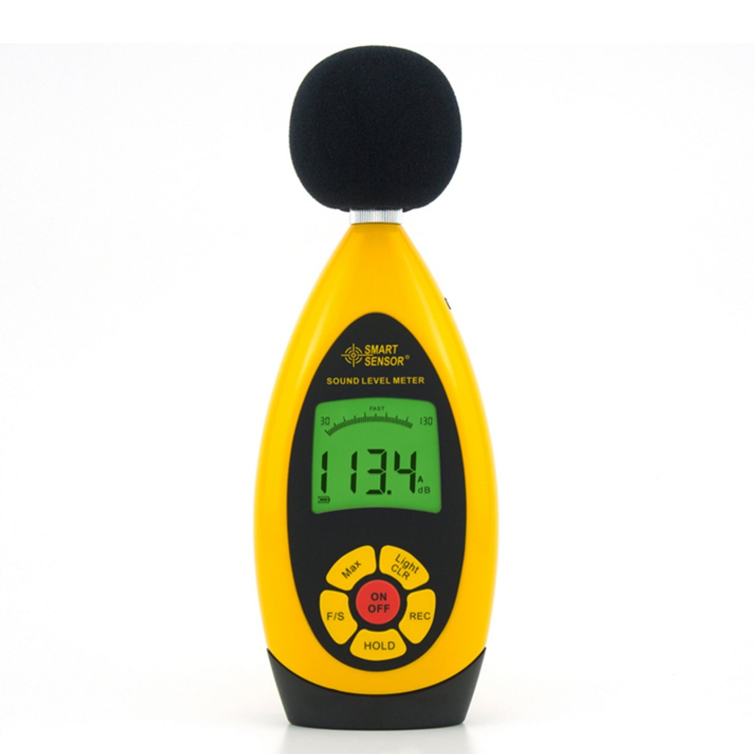 CUDTAPI Portable Digital High Precision Handheld Digital Noise Sound Level Meter Store 10000 Readings USB Tester Range 30dB-130dB Accuracy +/- 1.5db AR854