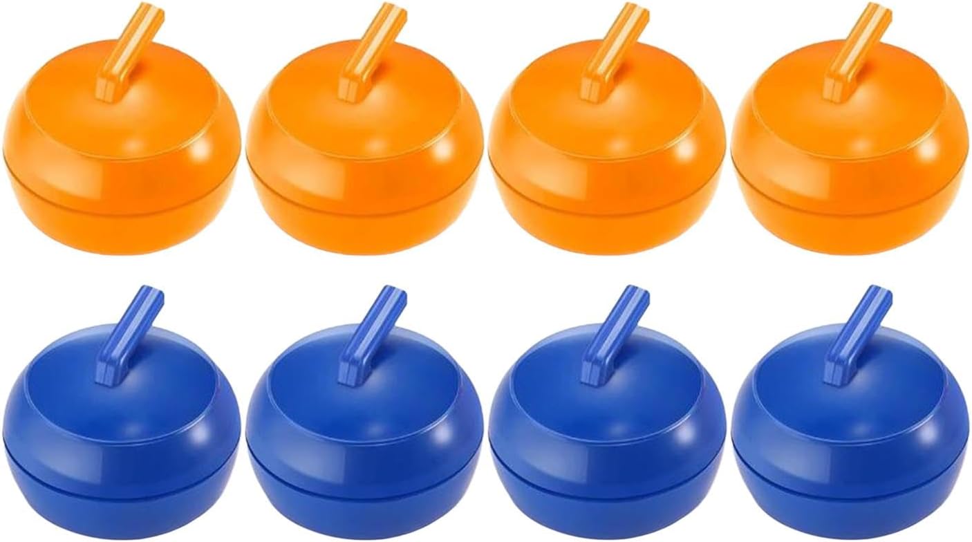 8X Tabletop Curling Game Kids Adults Travel Portable Curling Board Game
