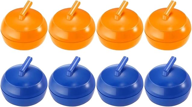 8 Pieces Game Tabletop Board Game Shuffleboard Rollers Sliding Game Tabletop Pucks Smooth Surface PP Material Suitable for