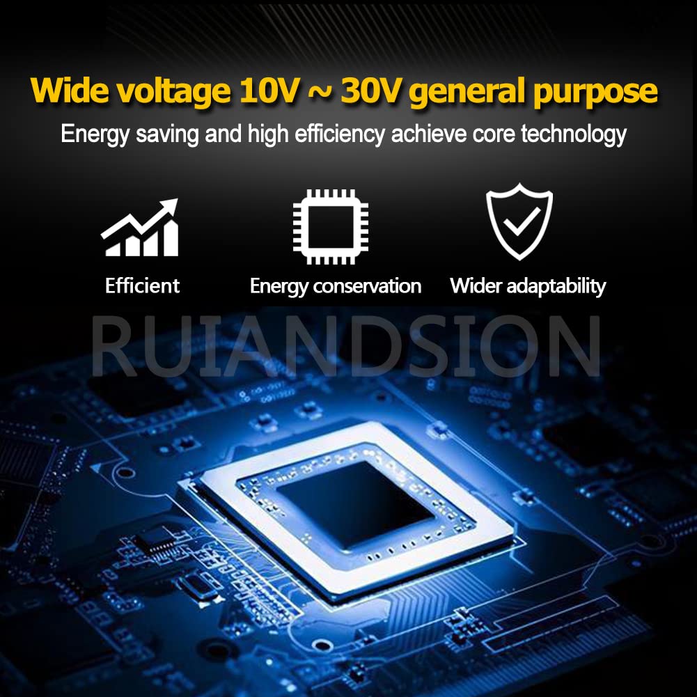 Ruiandsion Ampoule LED Moto P26S Jaune 1000lm – 10-30V – Super Bright Projecteur LED Pour Phare Moto – Plug & Play