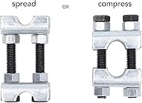 Vista 5 de Acouto Compresor de resorte helicoidal ajustable 4 unids Mini compresor de resorte de bobina 2 vías ajustable espaciador de resorte de acero al