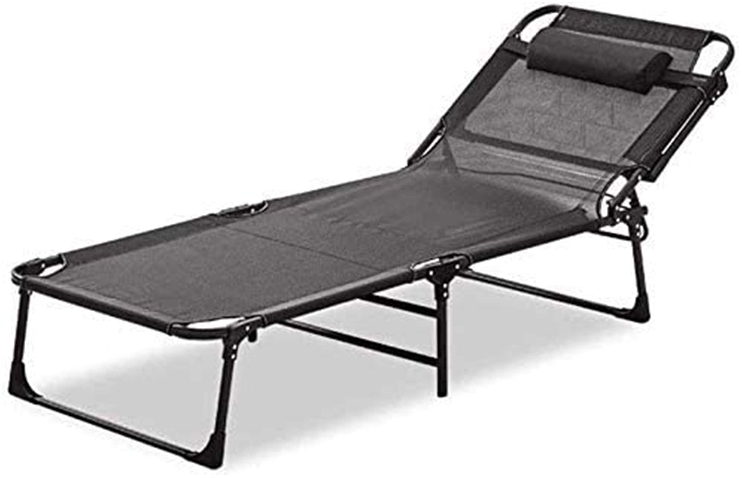 Chaise longue pliante et inclinable Zero Gravity en acier pour le jardin