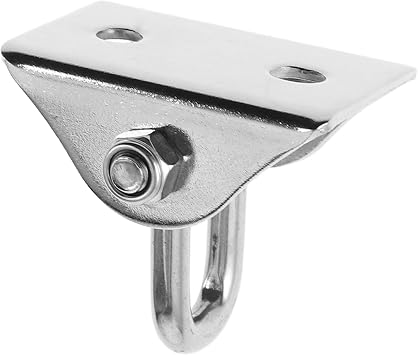 Milisten Swing Hangers Set Heavy Duty Rotating Stainless Steel Hooks for Hammock Chair and Swing Installation Easy Setup Support for Use