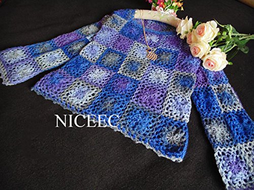 Image of 2 Skeins Rainbow Soft Yarn 100% Wool Gradient Multi Color Yarn for Crocheting Knit Total Length 180mx2(196ydsx2,50gx2)-2