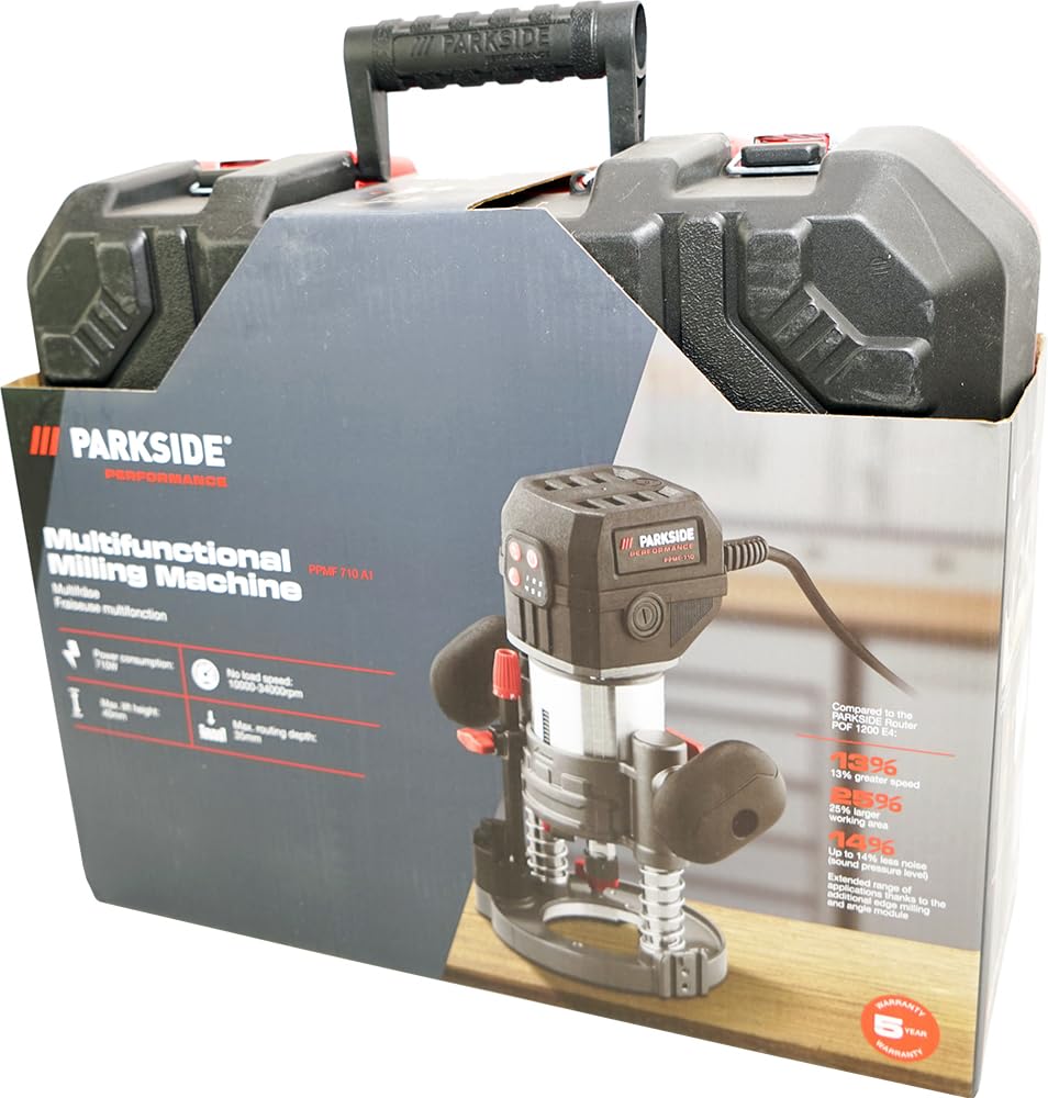 Défonceuse Multifonction PARKSIDE PERFORMANCE PPMF 710 A1 – 710W, 220V – Neuve
