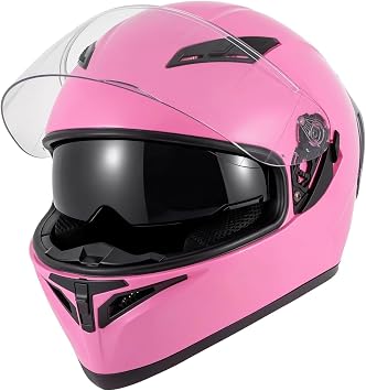 SPARK Adults Full Face Motorcycle Helmets for Men Women DOT Certified