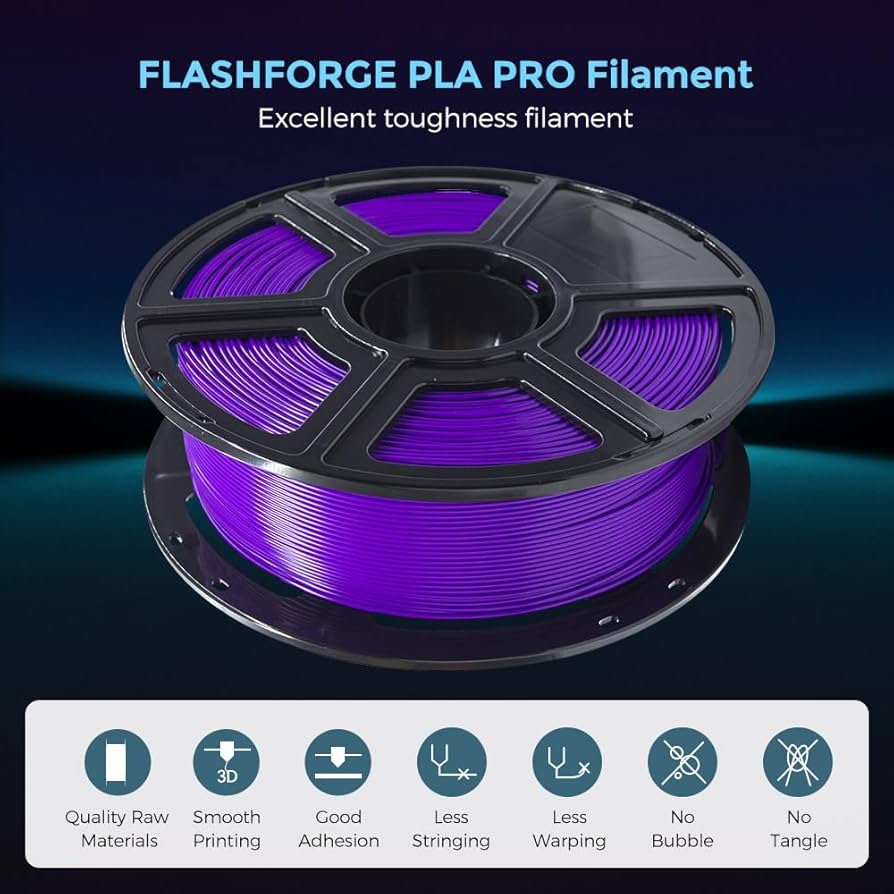 Flashforge 3D Printing Filament ５個セット Amazon.com: FLASHFORGE PLA Flexible 1.75 mm, 4X longer