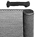 Produktbild BB Sport Sichtschutz Zaunblende Schattiernetz - UV-resistent, reißfest, windfest - Grau 1.5m x 25m