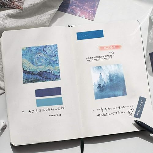 Miniatura 5 de 1300 notas adhesivas artísticas, 4 temas, pestañas de índice adhesivas fuertes, almohadillas de notas autoadhesivas, notas adhesivas adhesivas