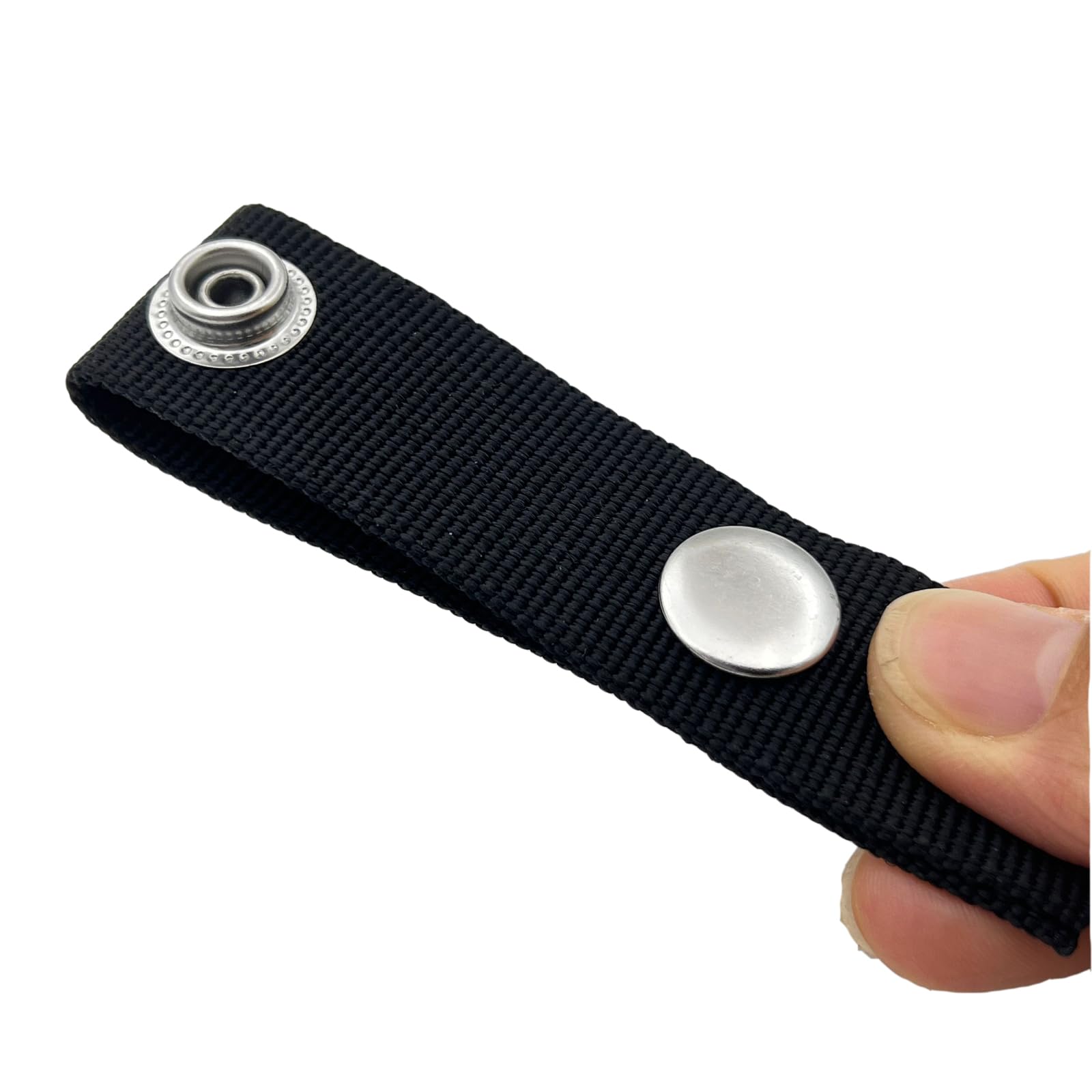 Boat Cover Snap Extender -Brass Heavy Duty snap and Thickened Webbing - Extension Size, Built in Finger Loops. Extend The Life of Your Boat top Canvas