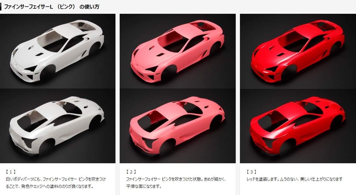 TAMIYA Fine Surface Primer L Pink 180ml TAM87146 Lacquer Primers & Paints