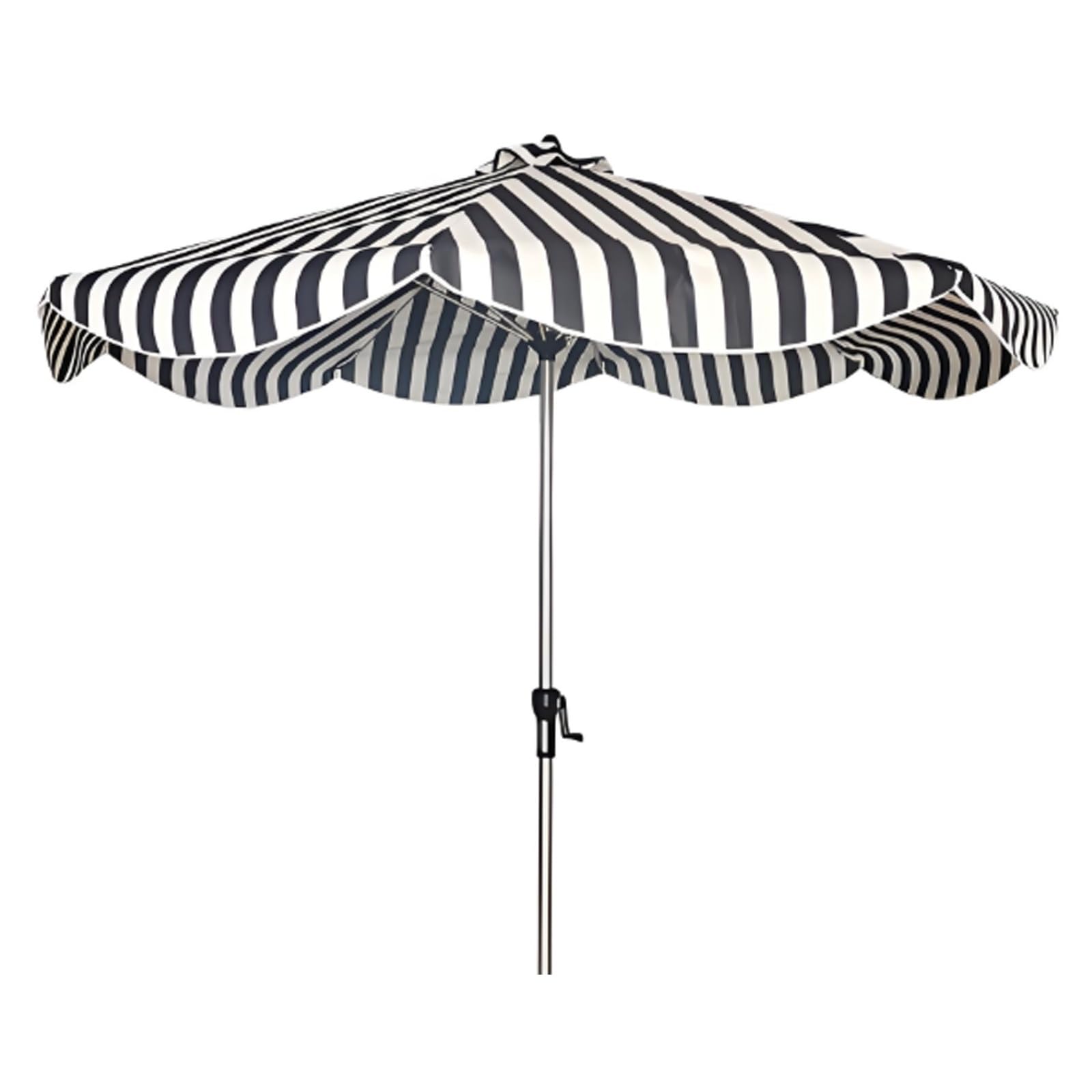 Parapluies de terrasse étanches en aluminium à manivelle pour cour extérieure