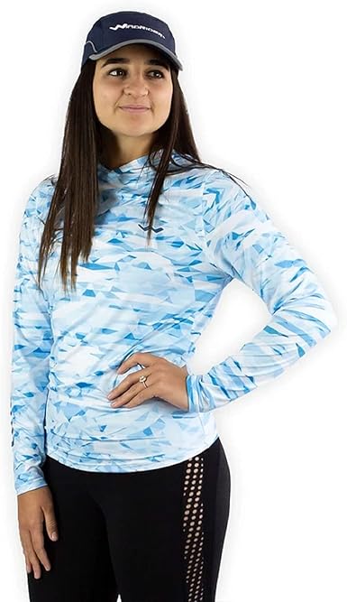 womens hooded fishing shirt
