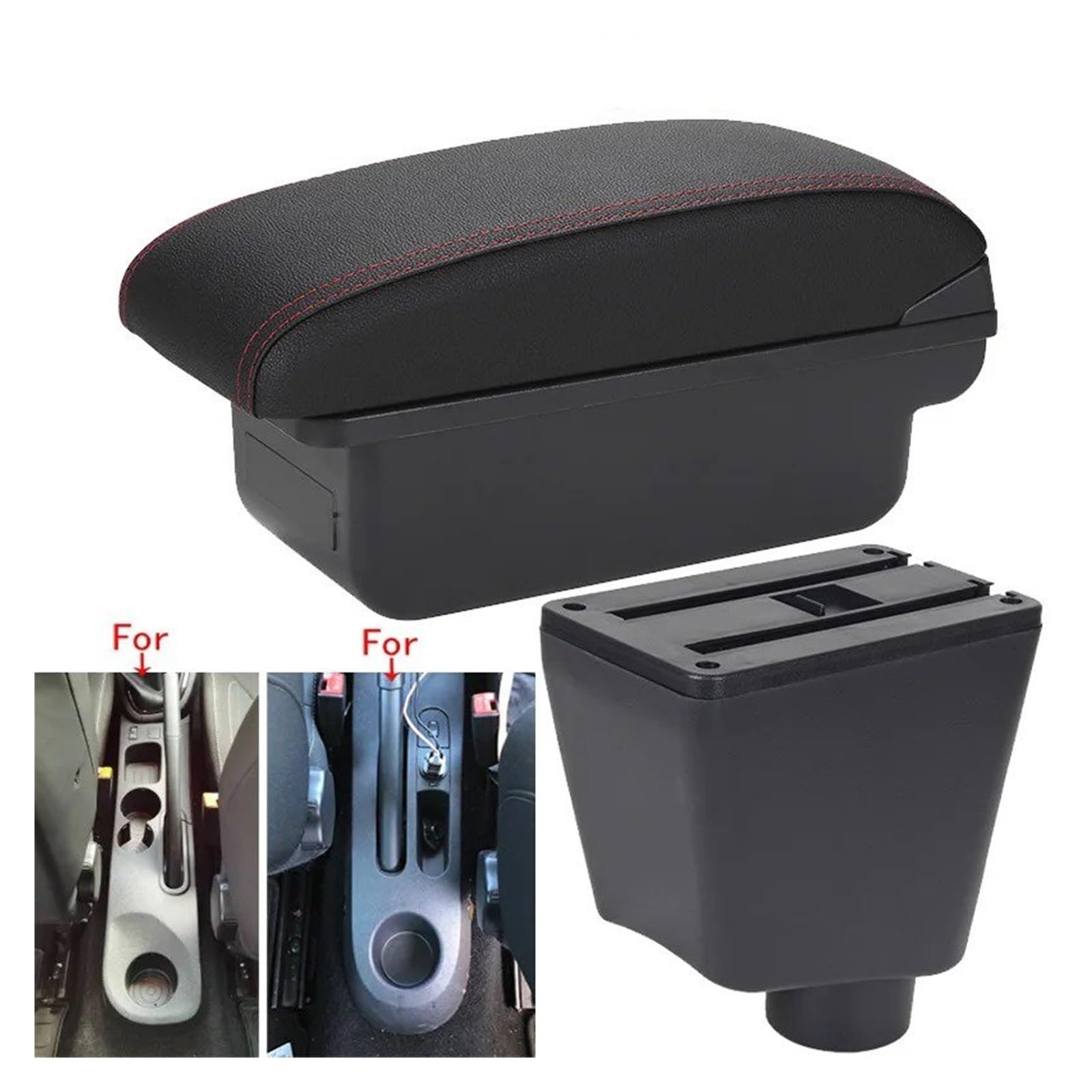 Per Clio 4 Per Captur Per 3 III IV Parti Stoccaggio Scatola Bracciolo Auto