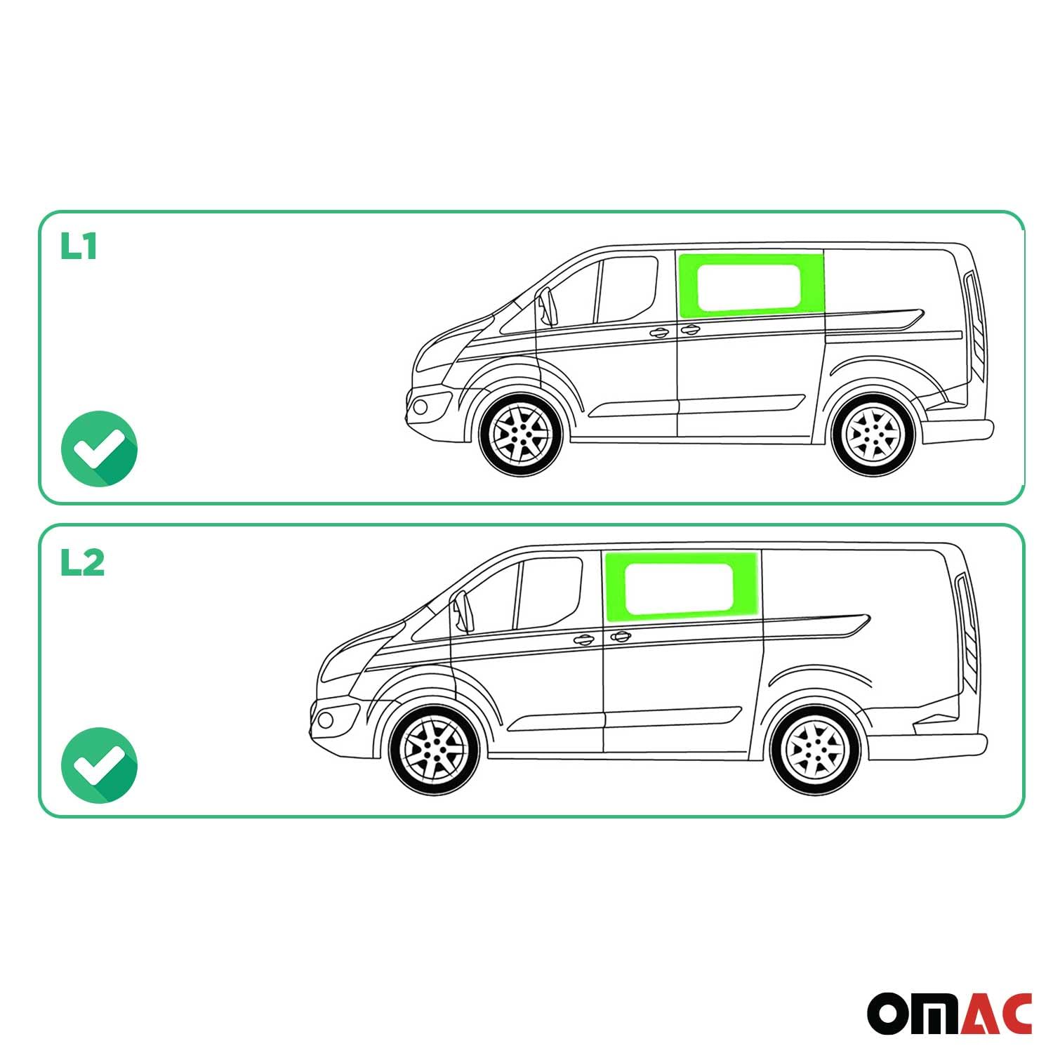 REMIfront IV Seitenscheiben Verdunkelung Rechts Für Ford Transit V363