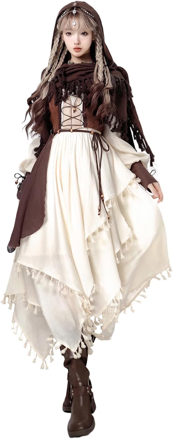 Amazon.co.jp: [Sharphon] コスプレ ウィッチ 中世 魔女 海賊 アサシン