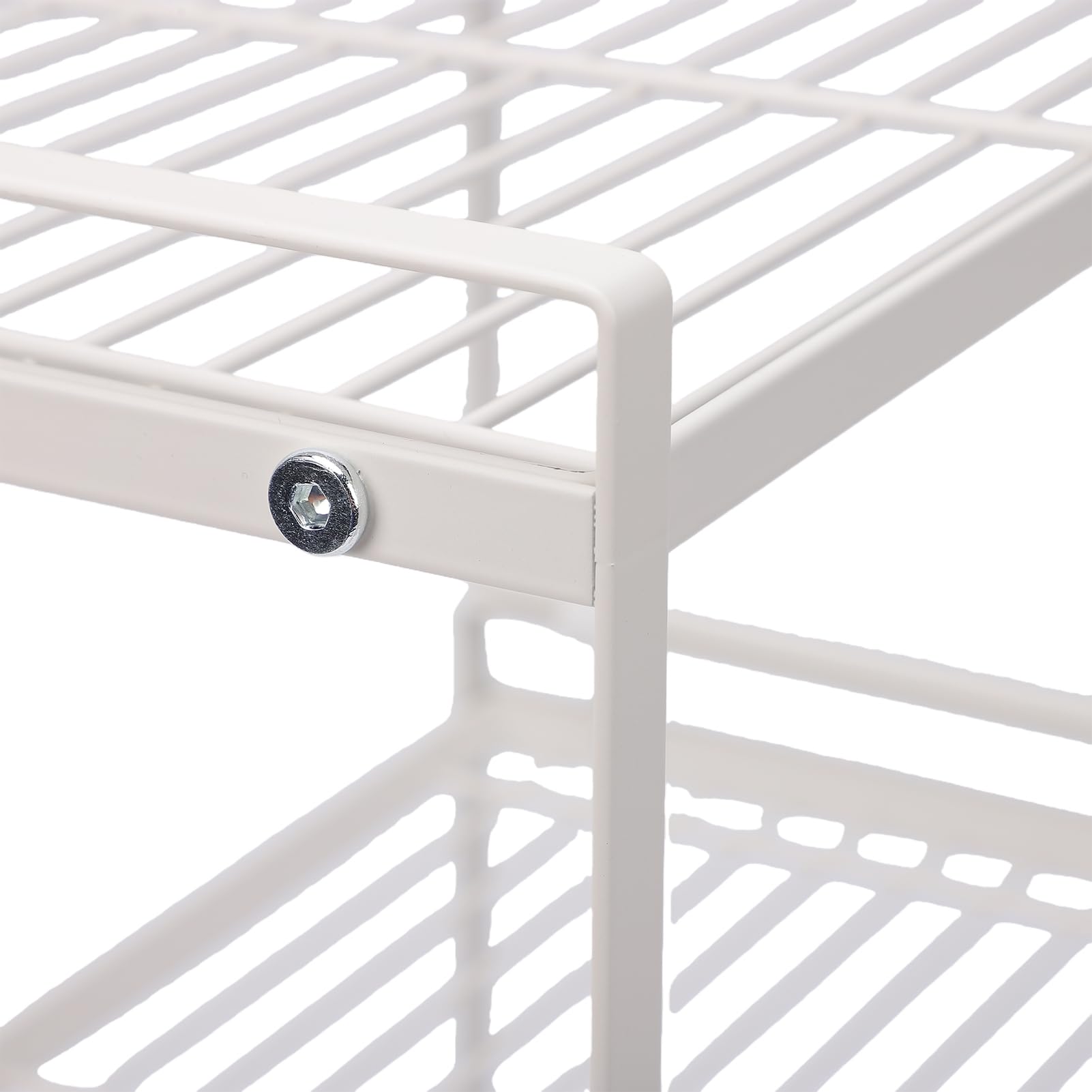 Luocute Dwupoziomowy Organizer do Szafki Kuchennej, 13,1x8,3x14,2 Cala