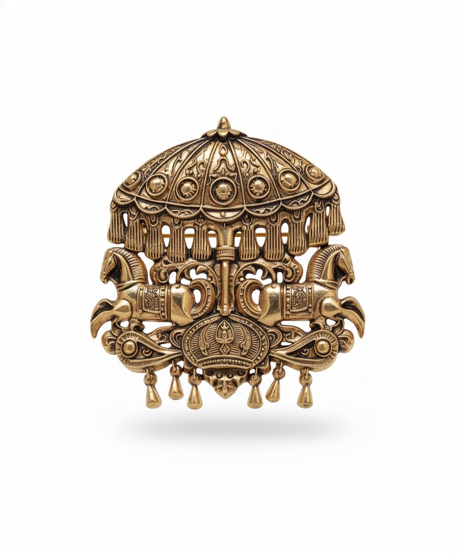 Antique Gold Brooch Pin for Men Women Vintage Saree Blazer Coat Lapel Fashion Jewellery - Review, Price and Buying Guide