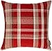 McAlister Textiles Heritage Housse de Coussin et Taie d’Oreiller - Rouge Brique - 43cm x 43cm