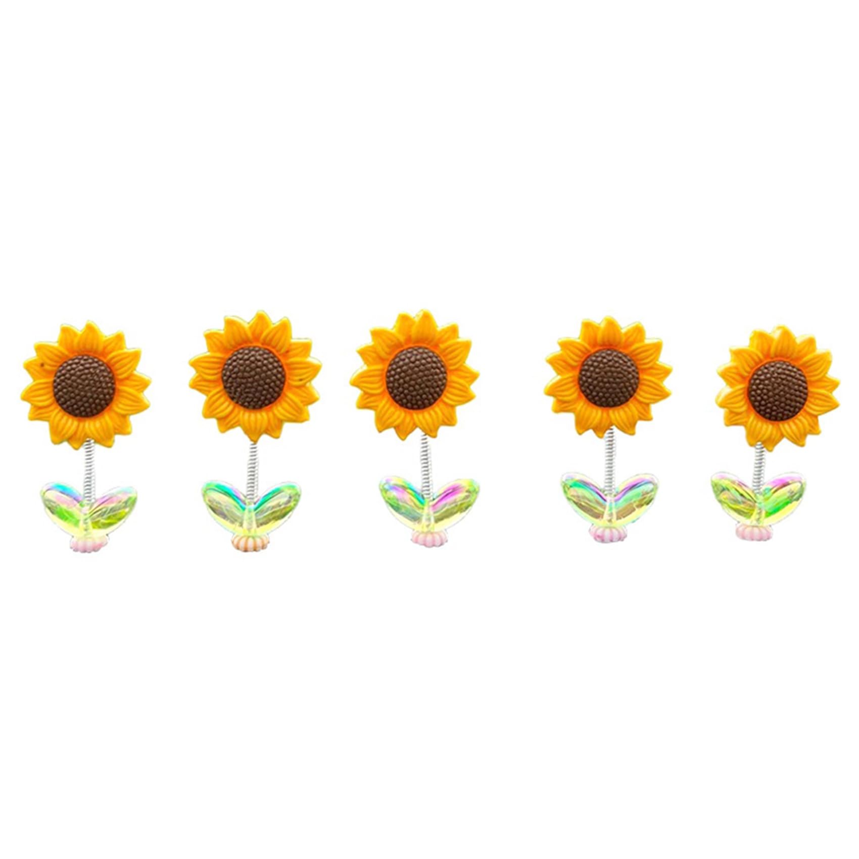 CTRLZS Cozy Home Sunflower, Sunny Ornaments Sunflower for Car, Car Interior Ornament, Car Mounted Spring Ornaments Easy to Use