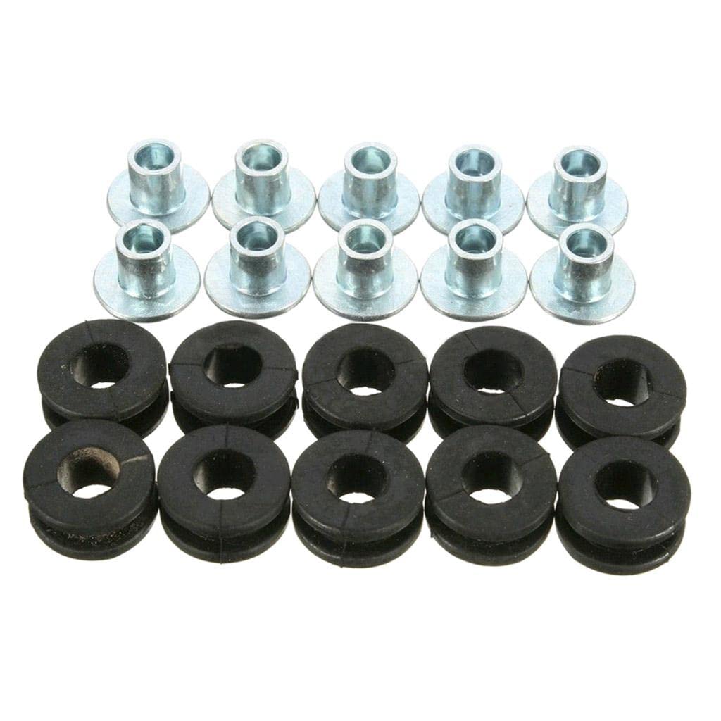 CALANDIS® 10x Motorcycle Rubber Grommets Bolt For Honda Yamaha Suzuki Kawasaki Fairing-image-25
