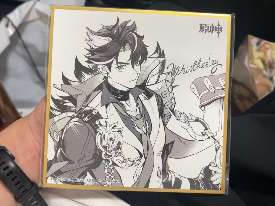 Amazon.co.jp: 記念色紙 リオセスリ 原神 色紙 FES 4周年 嘉年