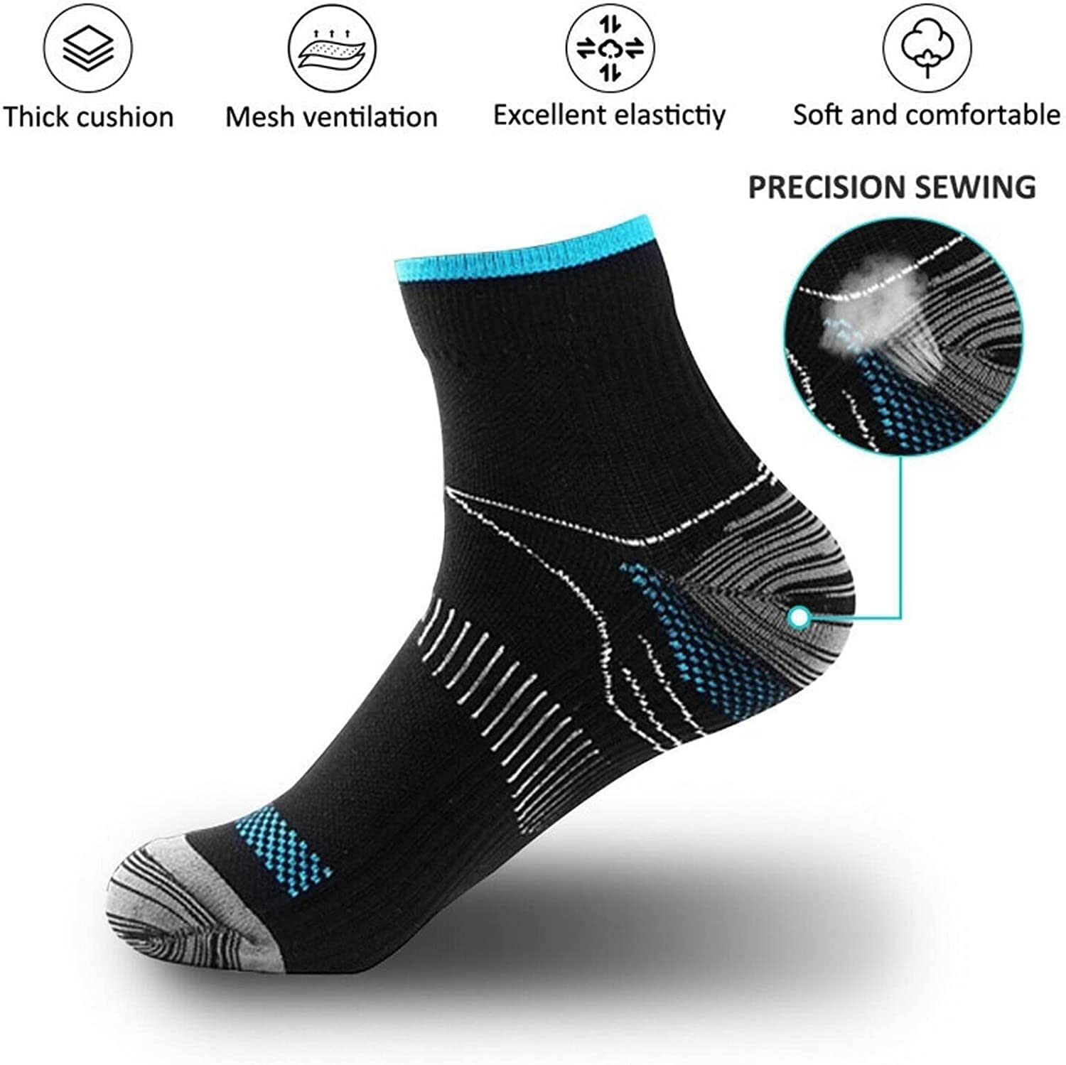 Wintersocken Bettsocken 5 Paar Sportsocken Für Herren Damen Socken Für Laufarbeit Bequem Warme Flauschige Socken