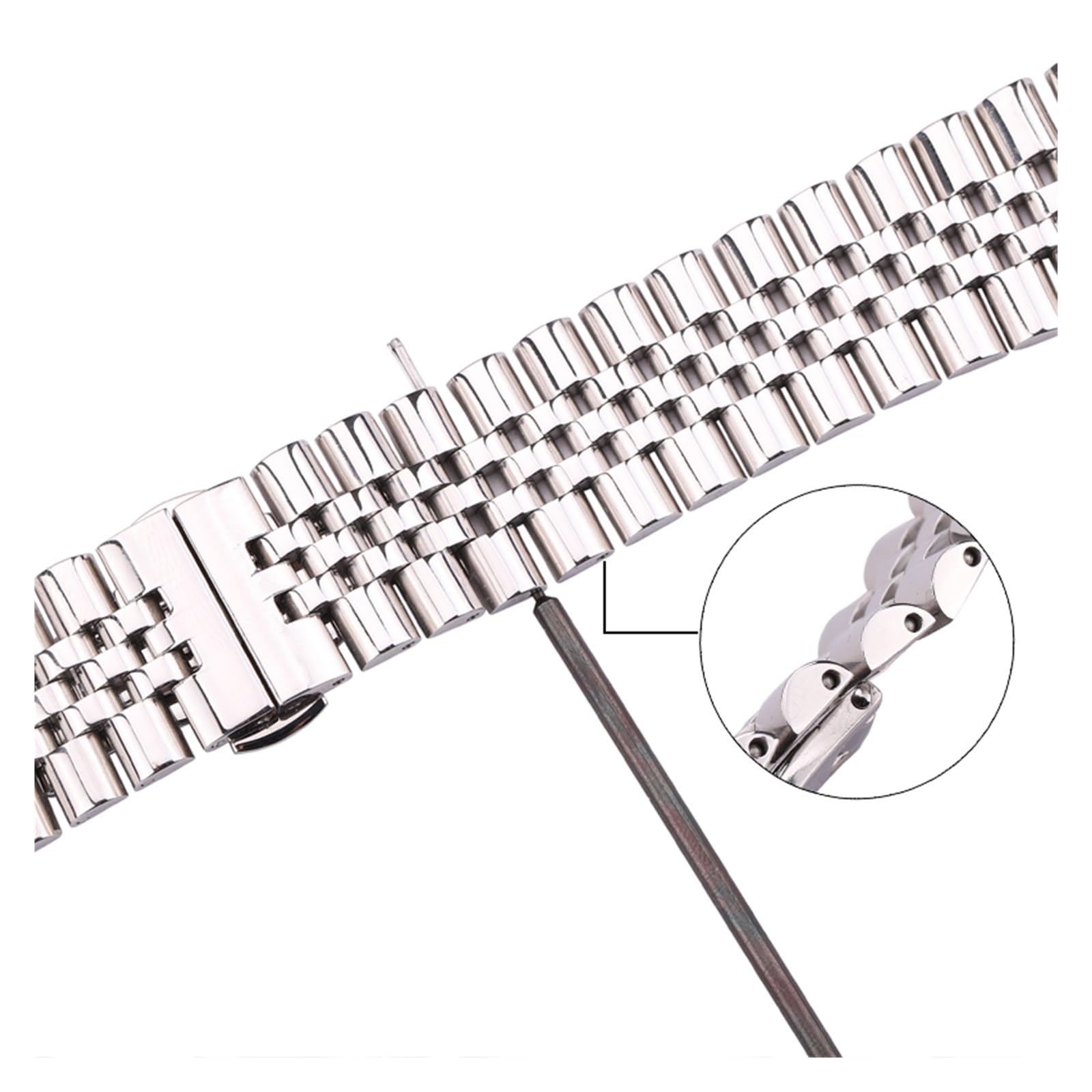 XILILHC ﻿ Cinturino In Acciaio Inossidabile 16 18 19 20 21 22 Mm