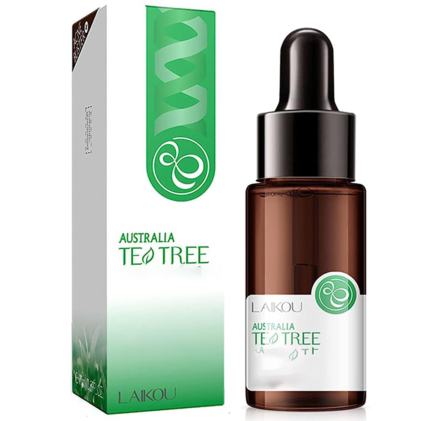 Tea Tree Face Serum for Acne Marks Shrink Pores, Tea Tree Herbal Cleaning, Oil Control, Acne Scars and Dark Spots, Moisturizing Dry Skin & Smoothing Skin