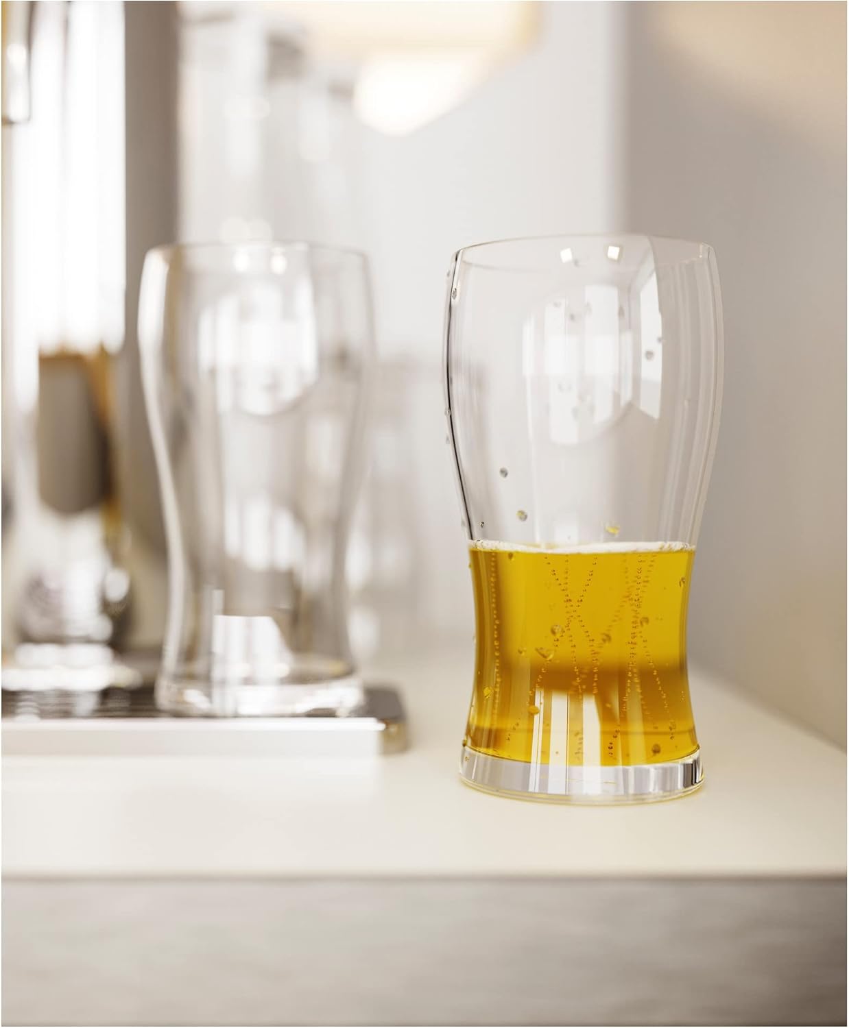 LODRÄT Beer glass, clear glass, 50 cl