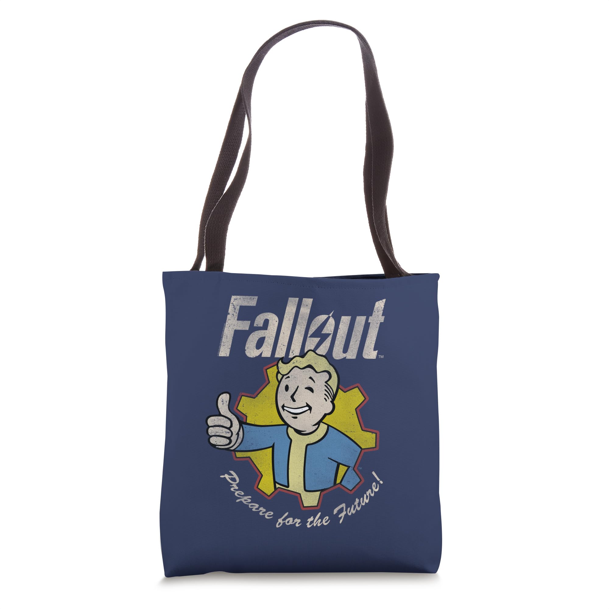Fallout Video Game Prepare for the Future Vault Boy Tote Bag