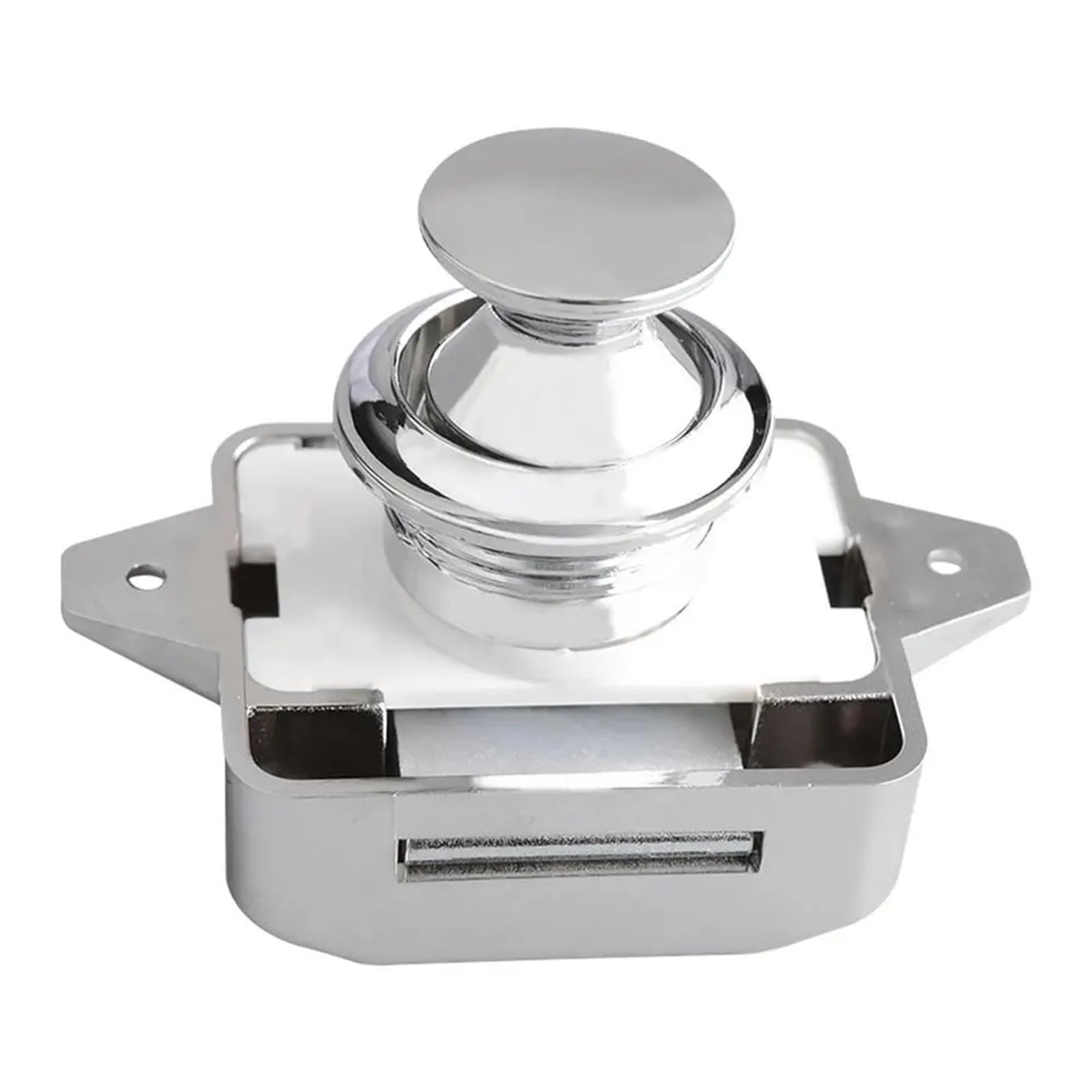 Serrure à poussoir sans clé en métal pour armoire de camping-car et placard de bateau