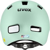 Cască de ciclism urban Uvex City 4 MIPS cu LED - verde jad mat - 55-58 cm 2