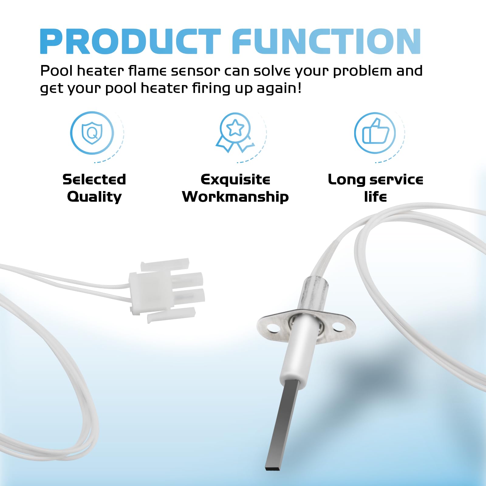 FDXLIGN1930 FD - Kit de repuesto de encendedor para calentador de piscina Hayward Universal serie H de bajo Nox, calentador de piscina, sensor de llama