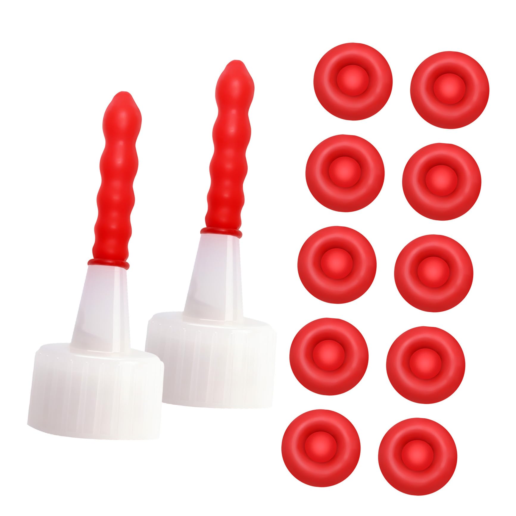 Embouts de Tube de Calfeutrage Mastic Silicone Caps de Protection Anti-Fuite