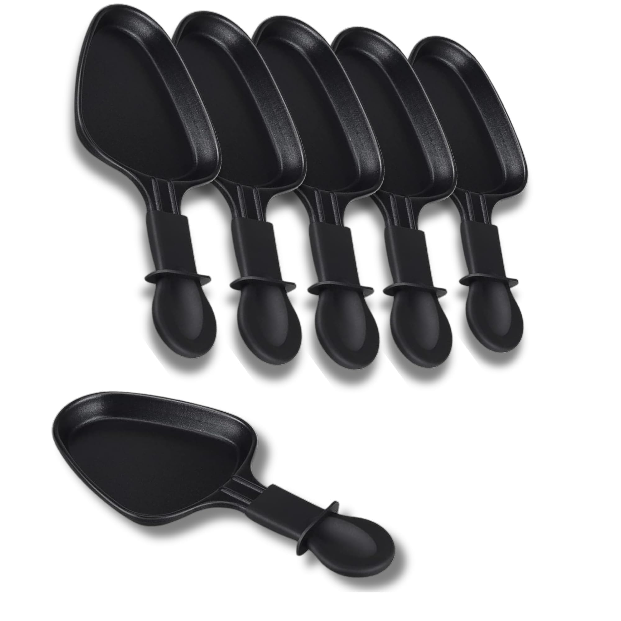 Lot De 10 Coupelles à Raclette Et 10 Pelles En Bois Pour Poêlon, Spatule Raclette Raclette, Gril, Wok AS306001, AS306003 TEFAL, - Electroménager