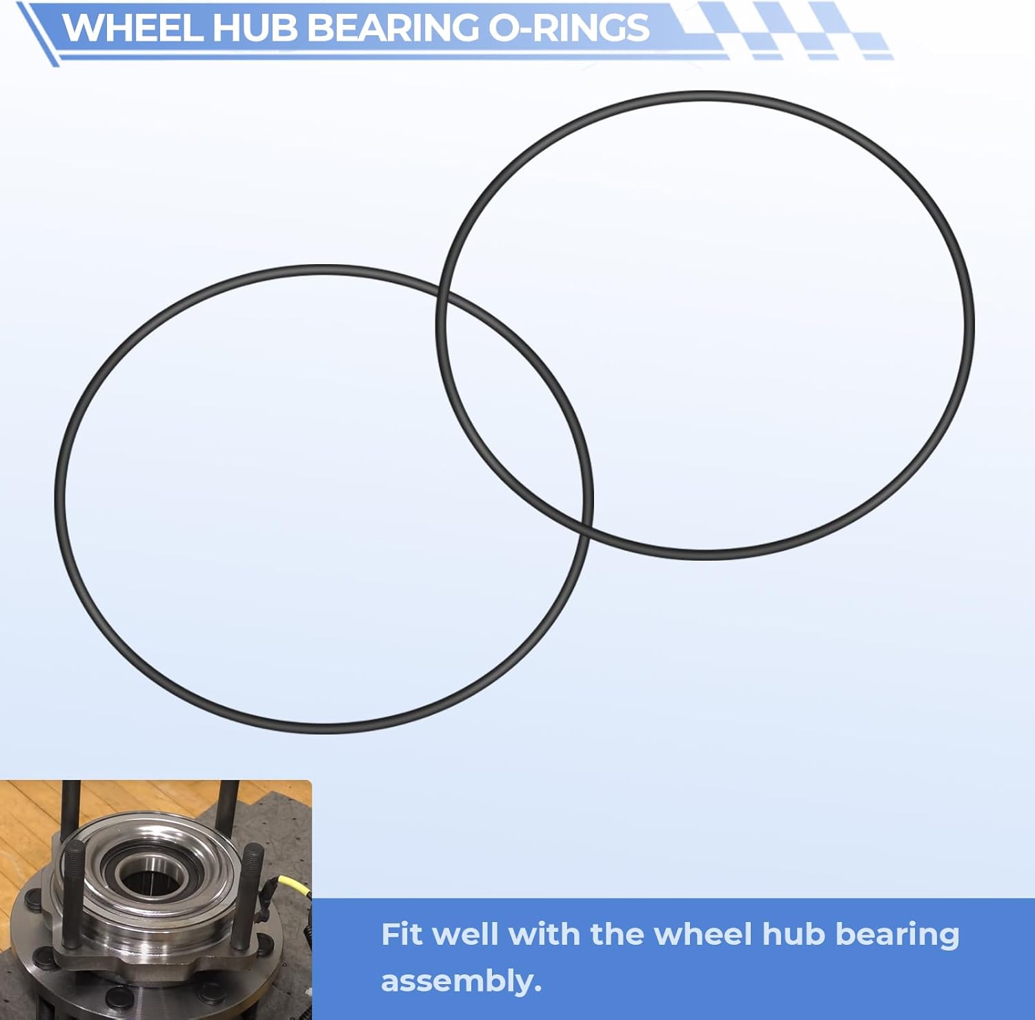 Front Axle Seal and U Joints kit with Oil Seal O Ring Compatible with Ford F250 F350 F450 F550 Super Duty Excursion 1998-2005 Replace for 50381 50491 SPL55-4