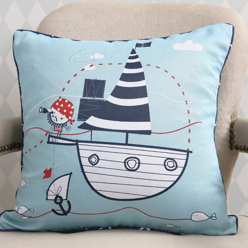 Coussin chambre d'enfants pour remplacer une decoration de lit ennuyeuse